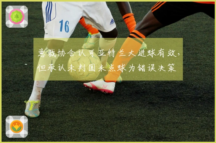 意裁协会认可亚特兰大进球有效，但承认未判国米点球为错误决策